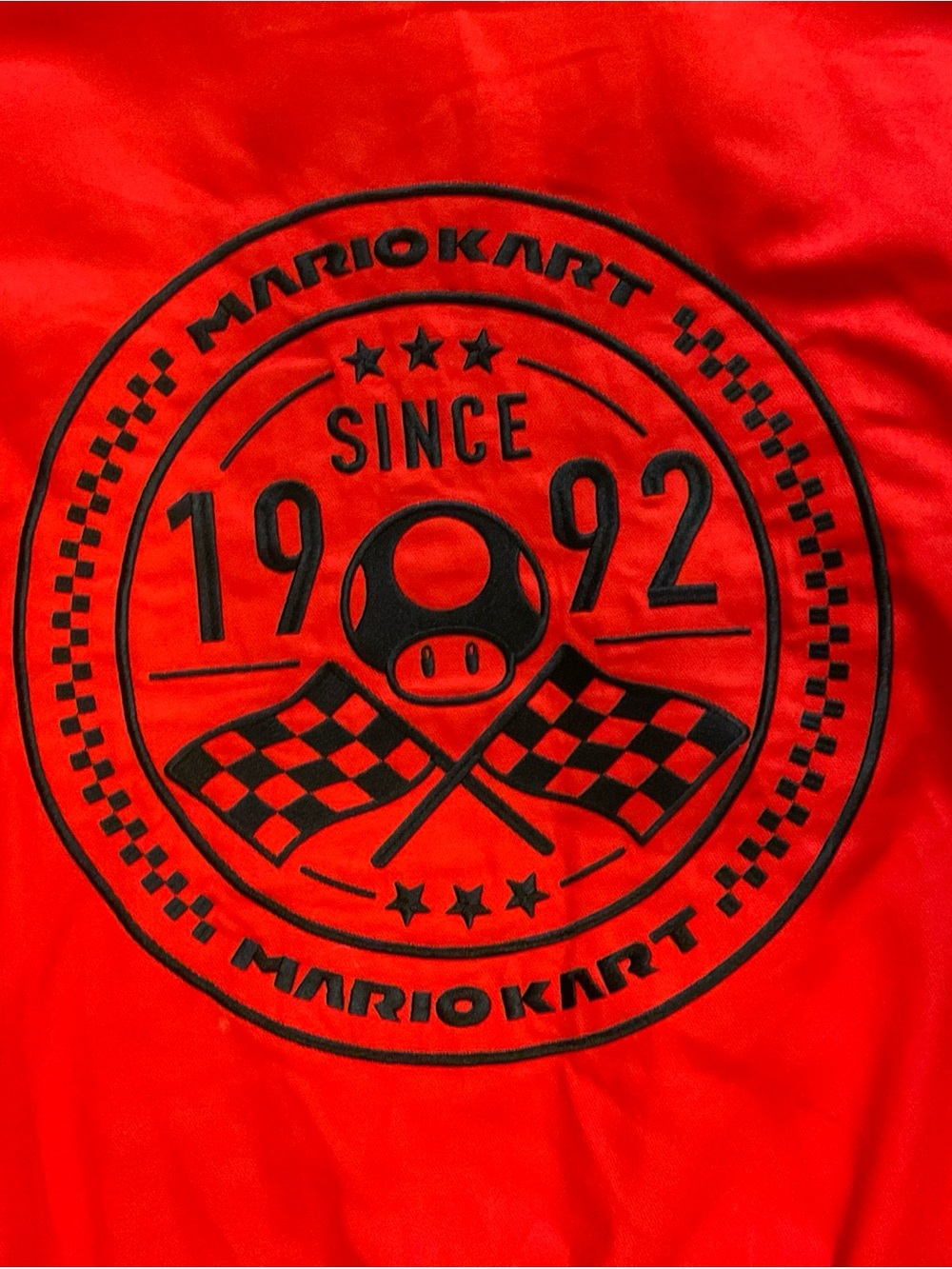 Target Red Mario Kart Racing Bomber Jacket - Picture 6 of 9
